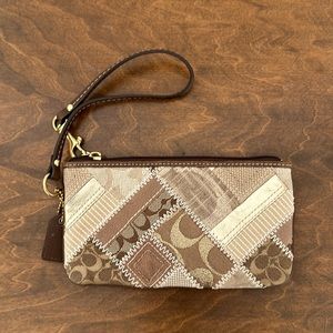 Coach Patchwork Wristlet